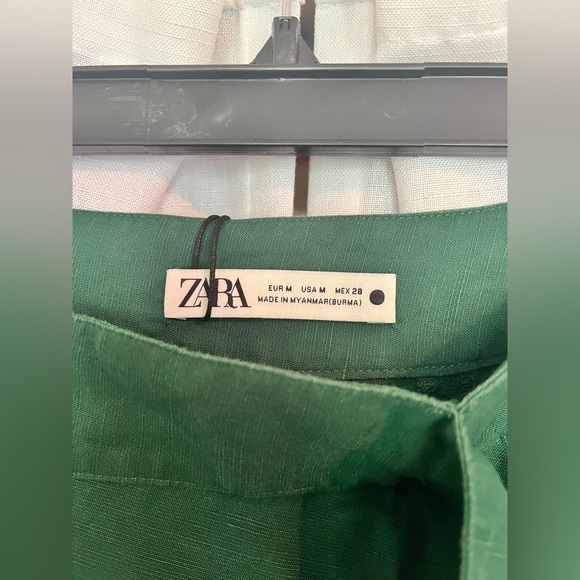 NWT Zara Linen Blend Midi Skirt - Picture 5 of 6